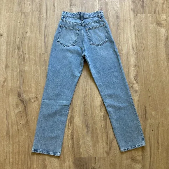 Reformation Sandy High Rise Relaxed Straight Jeans - Picture 3 of 4